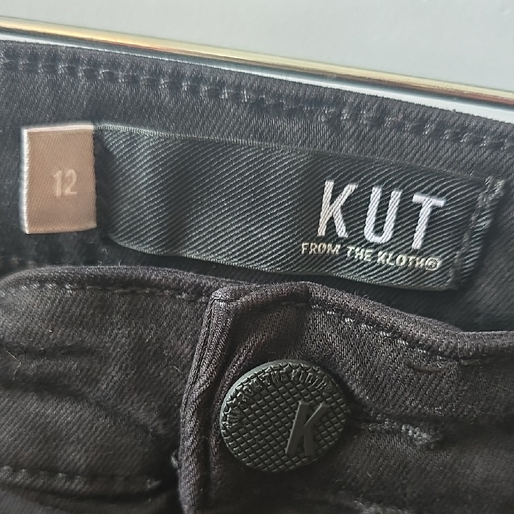 Kut from the Kloth Women's Black Ankle Jeans - Picture 2 of 5